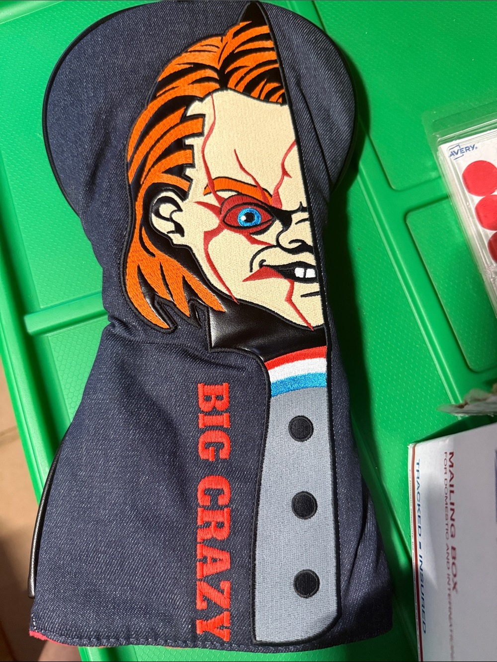 Chucky Childs Play Golf Driver Headcover Driver Cover Universal Fit New